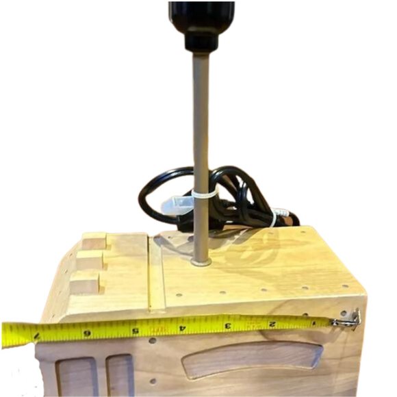 Rare Solid Wood Firetruck Lamp Base - NEW - Picture 5 of 7